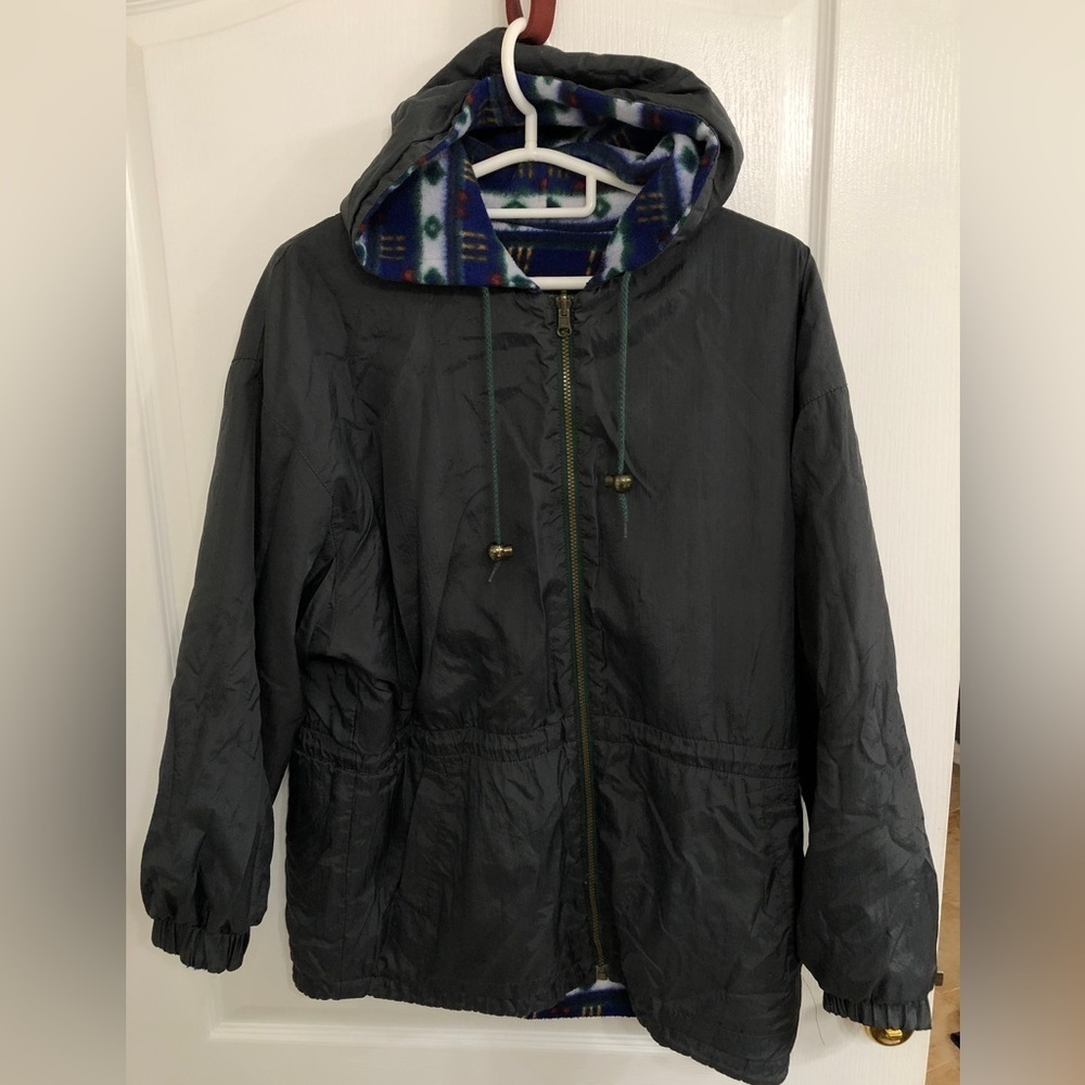 Vintage British Mist Reversable Fleece Patterned Jacket - Picture 3 of 5